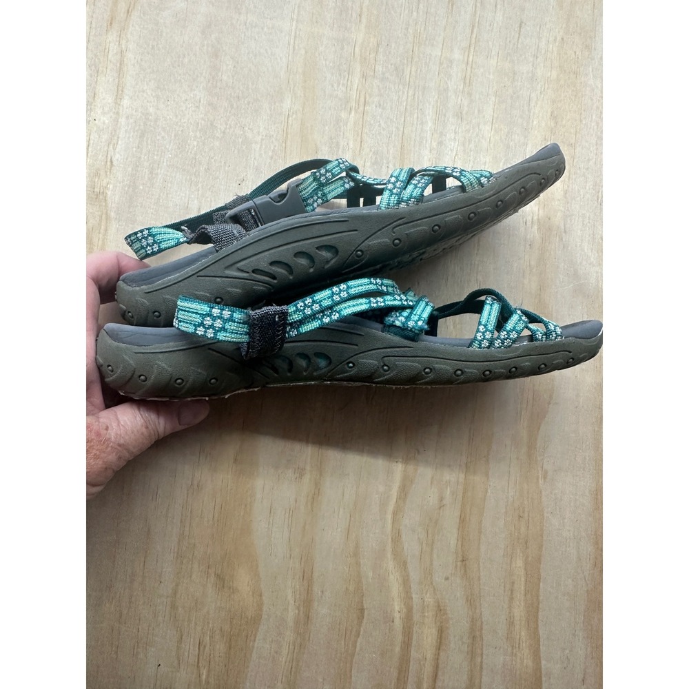 Skechers Outdoor Lifestyle Womens Teal Strappy Athletic Hiking Sandals Buckle - Picture 4 of 5